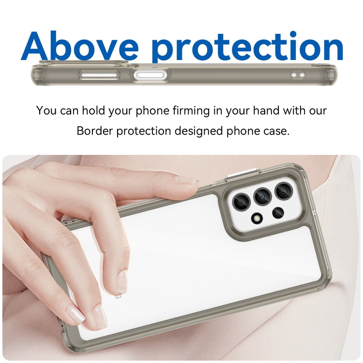 For Samsung Galaxy M13 Colorful Series Acrylic + TPU Phone Case