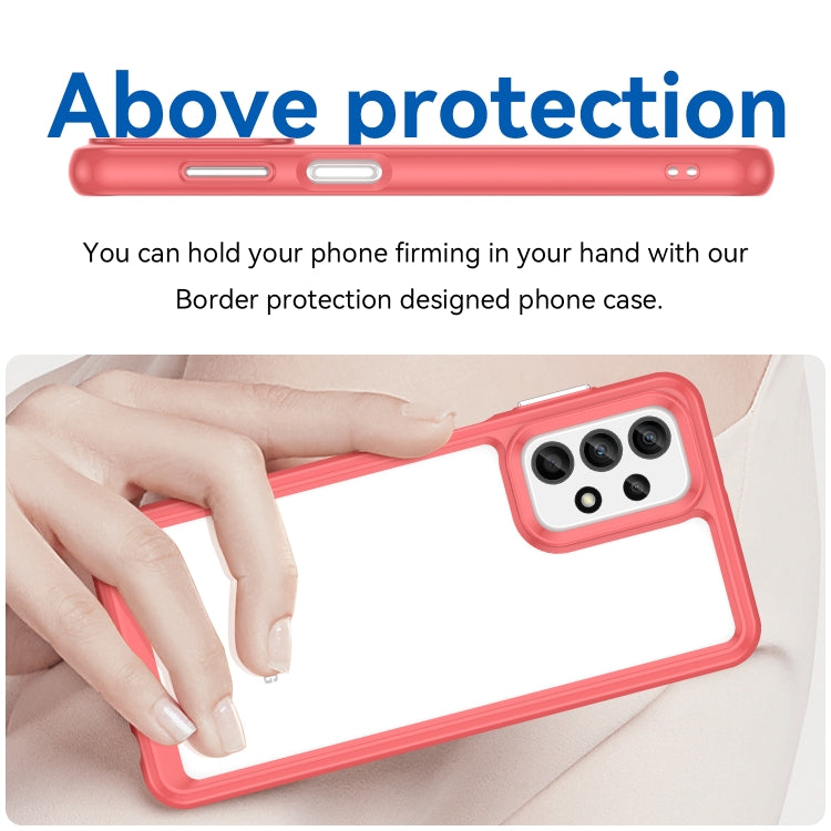 For Samsung Galaxy M13 Colorful Series Acrylic + TPU Phone Case