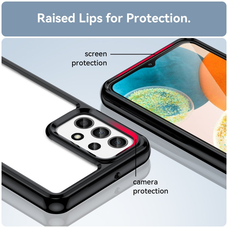 For Samsung Galaxy M13 Colorful Series Acrylic + TPU Phone Case