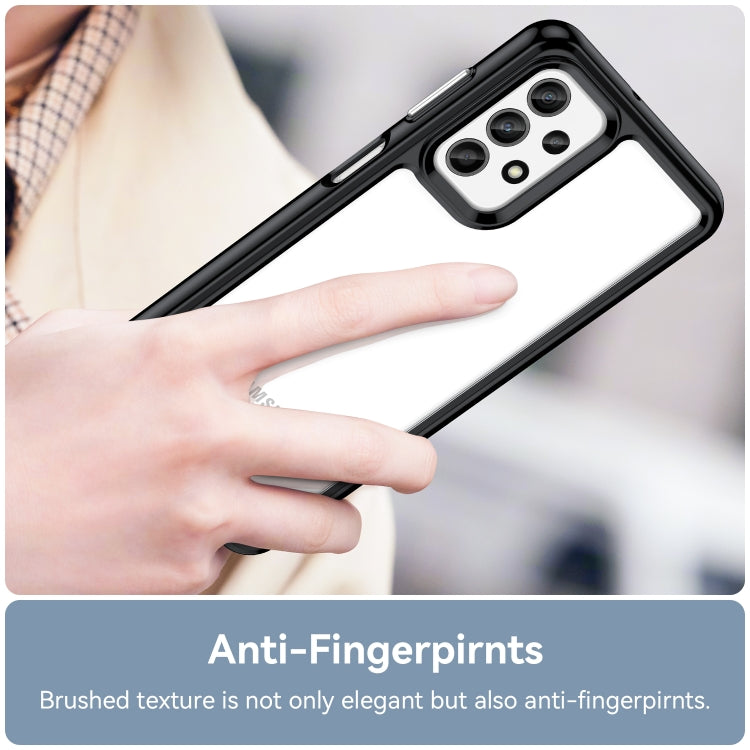For Samsung Galaxy M13 Colorful Series Acrylic + TPU Phone Case