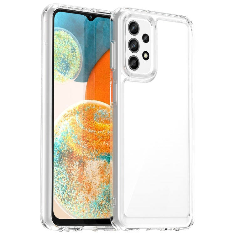 For Samsung Galaxy M23 Colorful Series Acrylic + TPU Phone Case