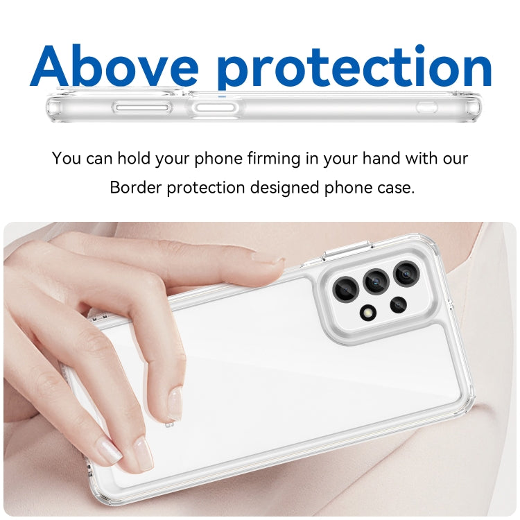 For Samsung Galaxy M23 Colorful Series Acrylic + TPU Phone Case