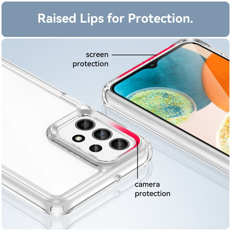 For Samsung Galaxy M23 Colorful Series Acrylic + TPU Phone Case