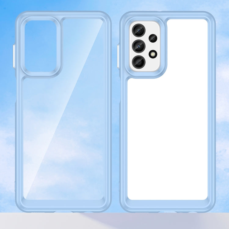 For Samsung Galaxy M23 Colorful Series Acrylic + TPU Phone Case