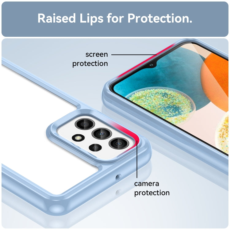 For Samsung Galaxy M23 Colorful Series Acrylic + TPU Phone Case
