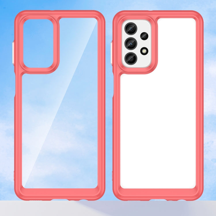 For Samsung Galaxy M23 Colorful Series Acrylic + TPU Phone Case