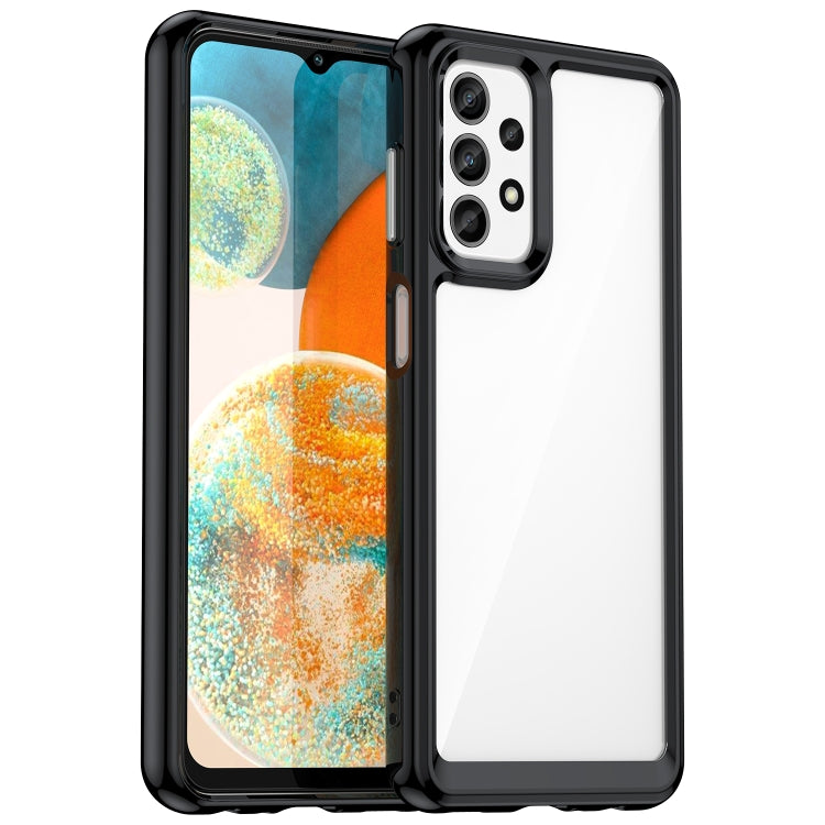 For Samsung Galaxy M23 Colorful Series Acrylic + TPU Phone Case