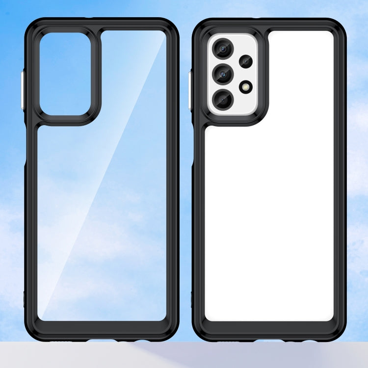 For Samsung Galaxy M23 Colorful Series Acrylic + TPU Phone Case
