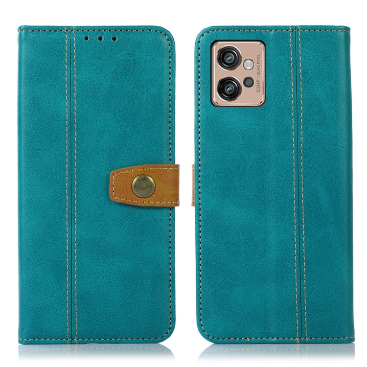 For Motorola Moto G32 Stitching Thread Calf Texture Leather Phone Case