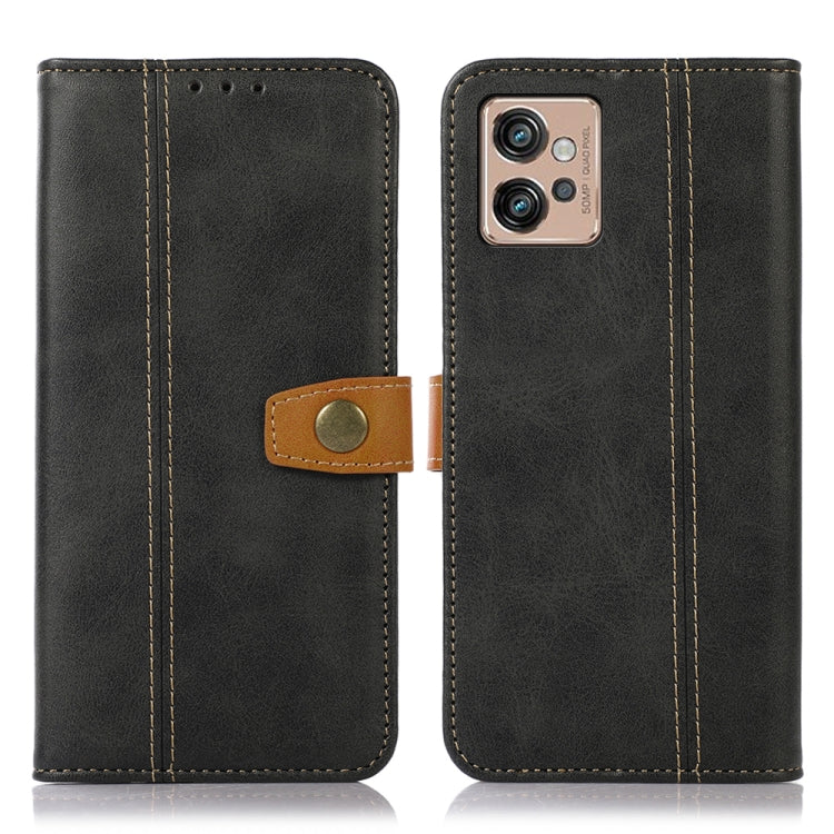 For Motorola Moto G32 Stitching Thread Calf Texture Leather Phone Case