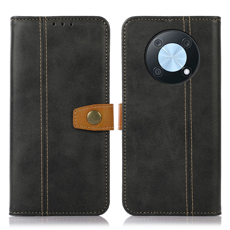 For Huawei Nova Y90/Enjoy 50 Pro Stitching Thread Calf Texture Leather Phone Case