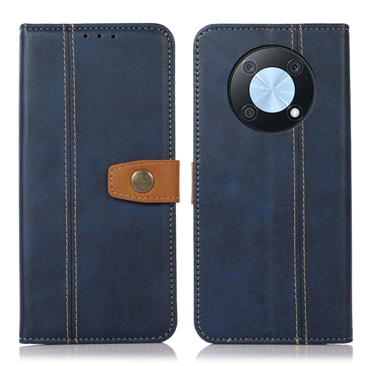 For Huawei Nova Y90/Enjoy 50 Pro Stitching Thread Calf Texture Leather Phone Case