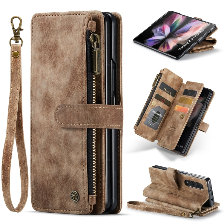 For Samsung Galaxy Z Fold4 5G CaseMe C30 Multifunctional Phone Leather Phone Case