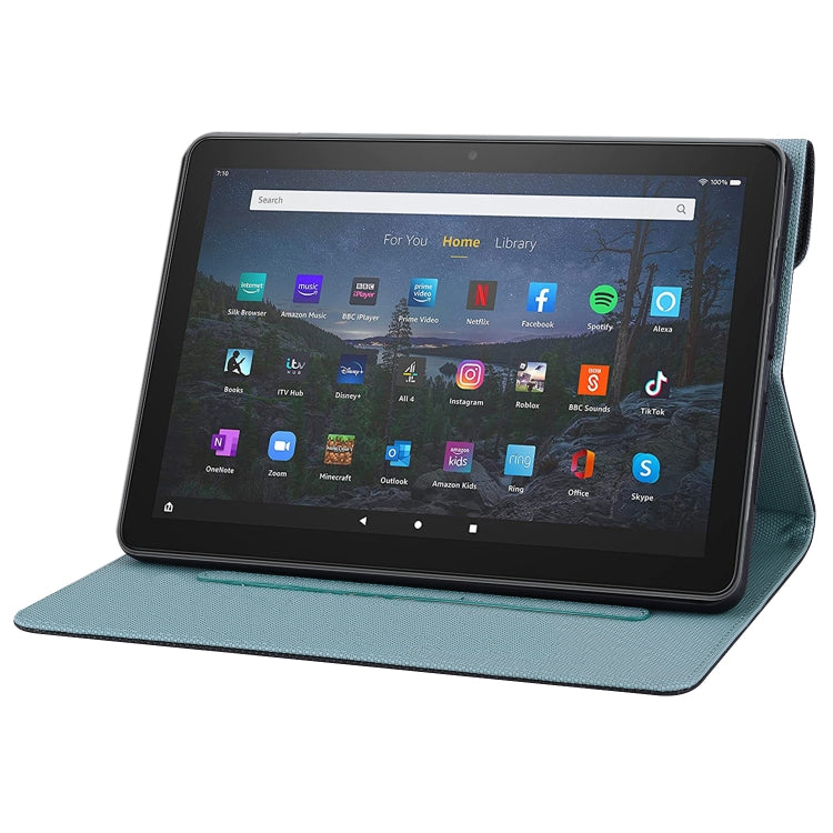 For Amazon Fire HD 8 2017 Business Storage Smart Leather Tablet Case