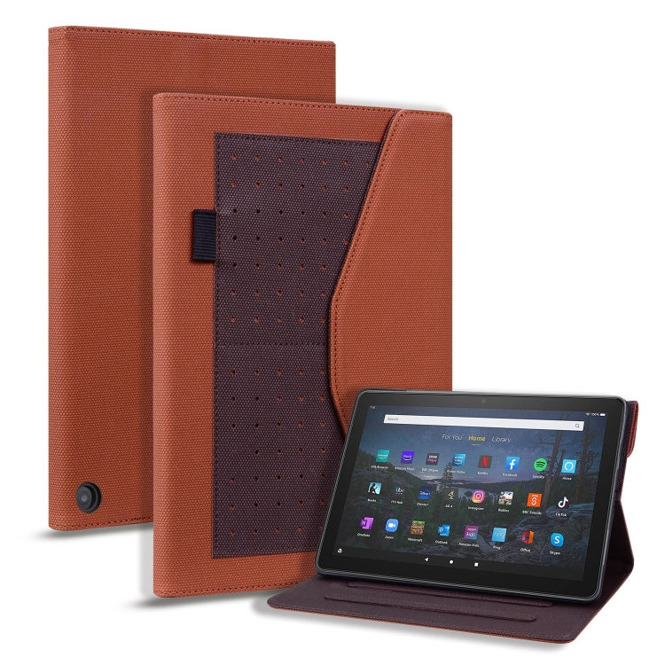 For Amazon Fire HD 8 2020 Business Storage Smart Leather Tablet Case