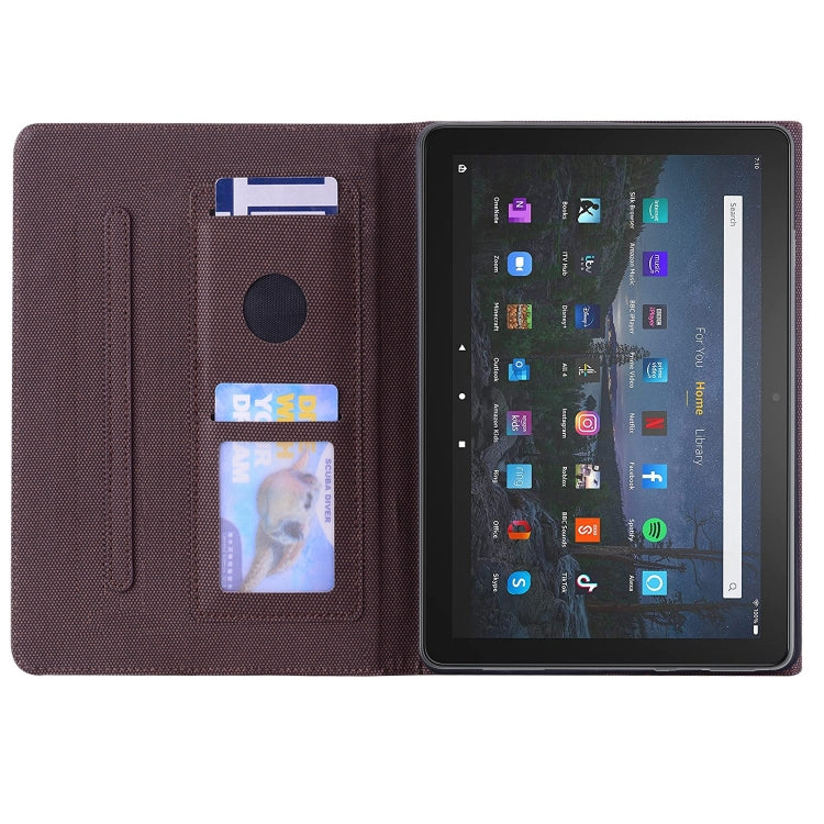 For Amazon Fire HD 8 2020 Business Storage Smart Leather Tablet Case