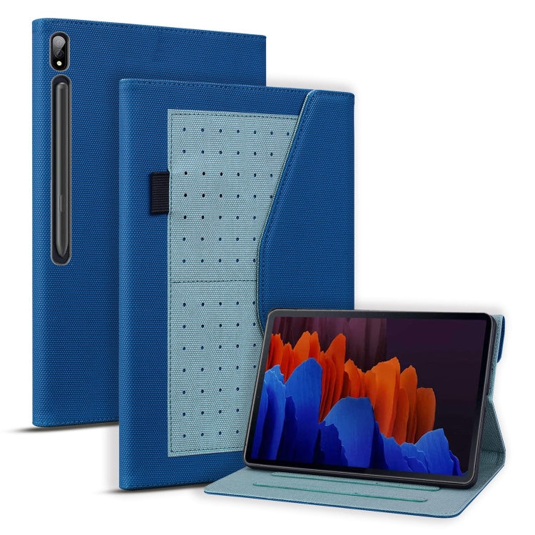 For Samsung Galaxy Tab S8 / S7 Business Storage Smart Leather Tablet Case