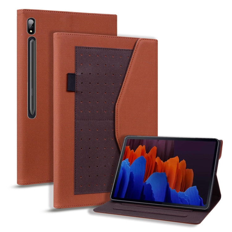 For Samsung Galaxy Tab S8 / S7 Business Storage Smart Leather Tablet Case