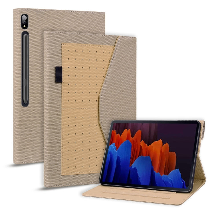 For Samsung Galaxy Tab S8 Ultra Business Storage Smart Leather Tablet Case