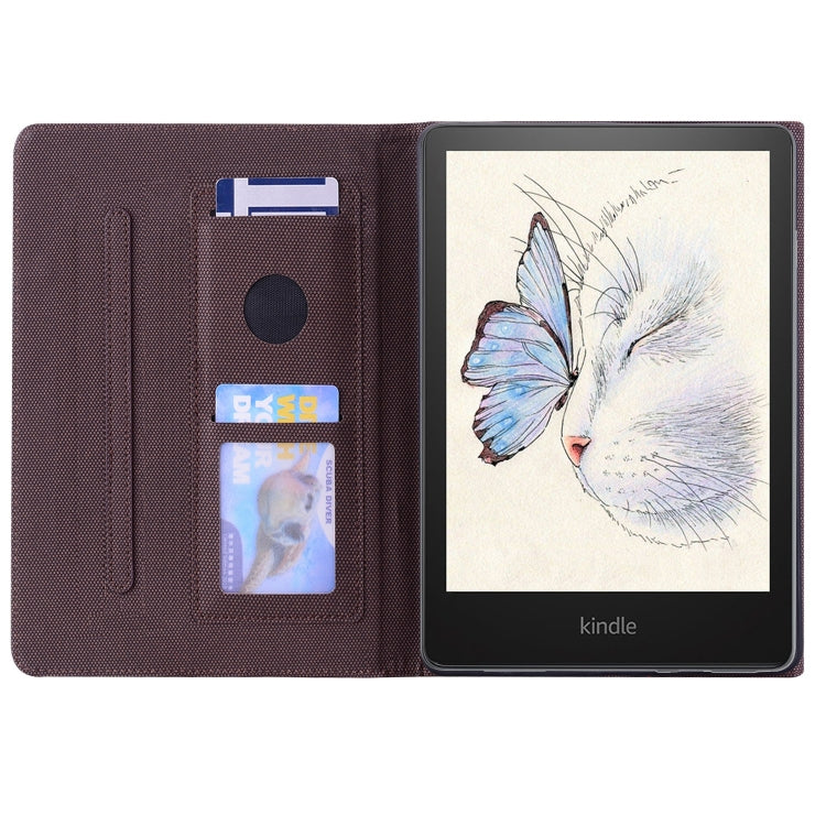For Amazon Paperwhite 5 Business Storage Smart Leather Tablet Case