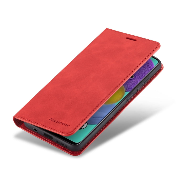 For Galaxy A71 Forwenw Dream Series Oil Edge Strong Magnetism Horizontal Flip Leather Case with Holder & Card Slots & Wallet & Photo Frame