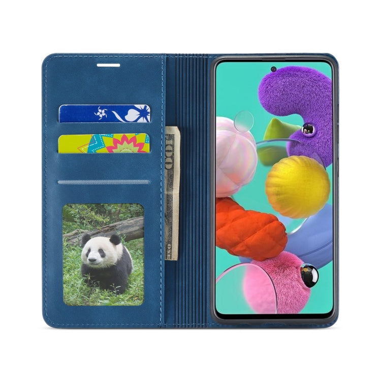 For Galaxy A71 Forwenw Dream Series Oil Edge Strong Magnetism Horizontal Flip Leather Case with Holder & Card Slots & Wallet & Photo Frame