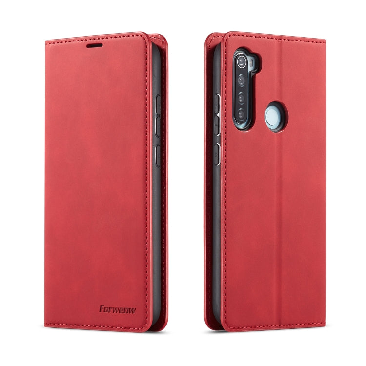 For Xiaomi Redmi Note 8 Pro Forwenw Dream Series Oil Edge Strong Magnetism Horizontal Flip Leather Case with Holder & Card Slots & Wallet & Photo Frame
