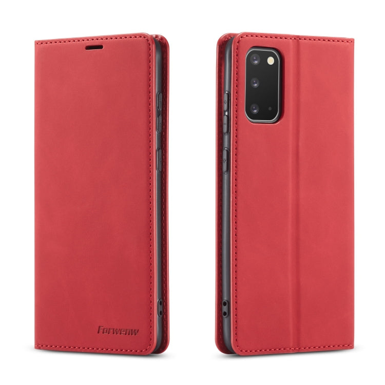 For Galaxy S20 Forwenw Dream Series Oil Edge Strong Magnetism Horizontal Flip Leather Case with Holder & Card Slots & Wallet & Photo Frame