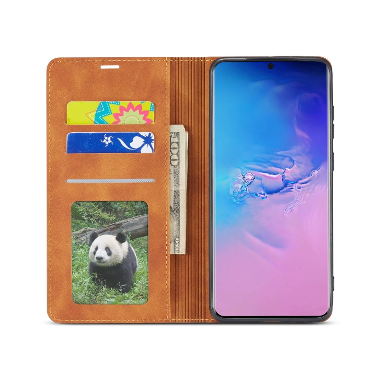 For Galaxy S20 Forwenw Dream Series Oil Edge Strong Magnetism Horizontal Flip Leather Case with Holder & Card Slots & Wallet & Photo Frame