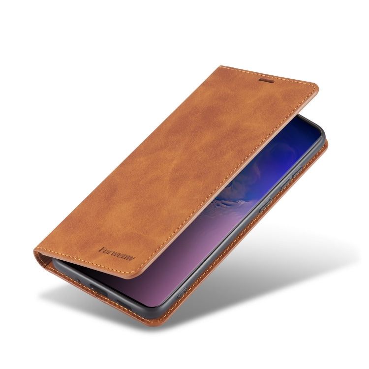 For Galaxy S20 Forwenw Dream Series Oil Edge Strong Magnetism Horizontal Flip Leather Case with Holder & Card Slots & Wallet & Photo Frame
