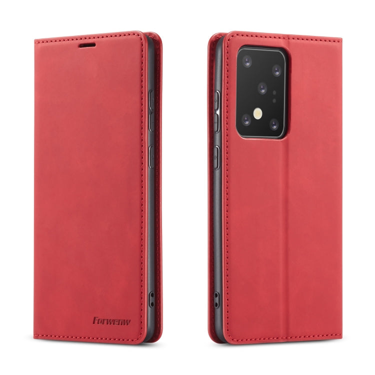 For Galaxy S20 Ultra Forwenw Dream Series Oil Edge Strong Magnetism Horizontal Flip Leather Case with Holder & Card Slots & Wallet & Photo Frame