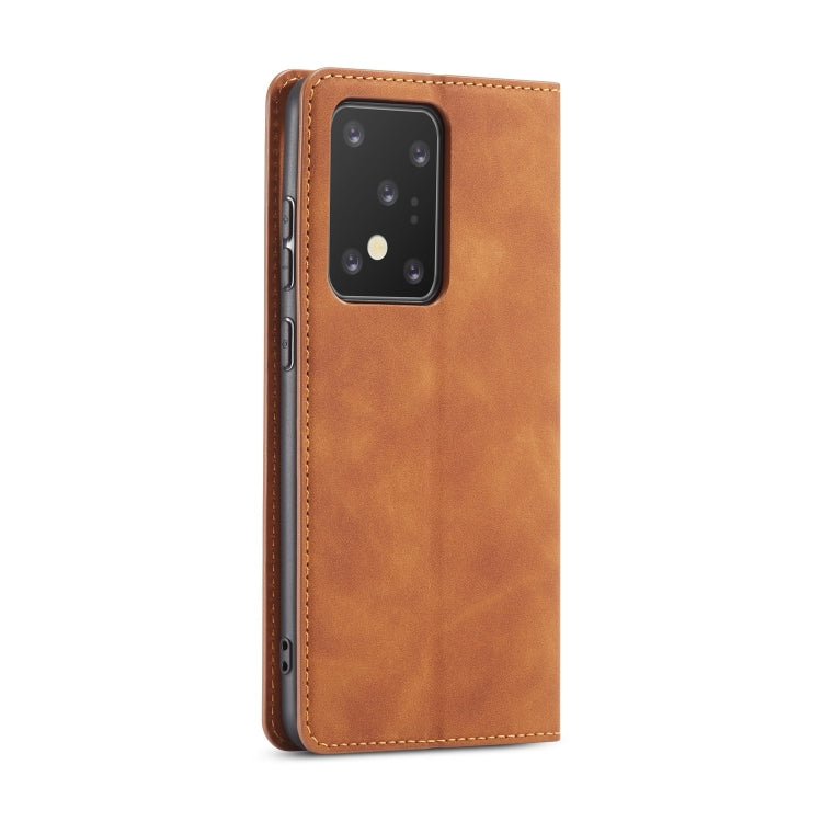 For Galaxy S20 Ultra Forwenw Dream Series Oil Edge Strong Magnetism Horizontal Flip Leather Case with Holder & Card Slots & Wallet & Photo Frame