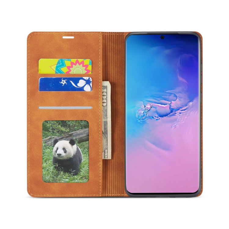 For Galaxy S20 Ultra Forwenw Dream Series Oil Edge Strong Magnetism Horizontal Flip Leather Case with Holder & Card Slots & Wallet & Photo Frame