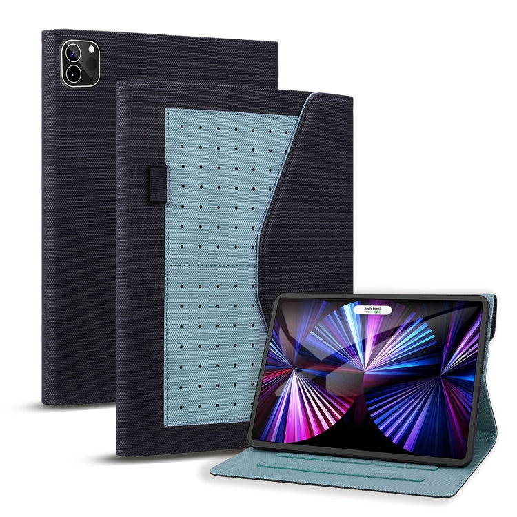 For iPad Pro 12.9 2022 / 2021 / 2020 Business Storage Smart Leather Tablet Case