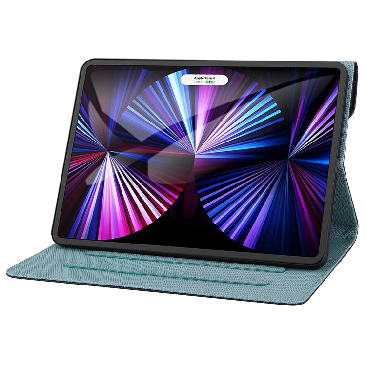 For iPad Pro 12.9 2022 / 2021 / 2020 Business Storage Smart Leather Tablet Case