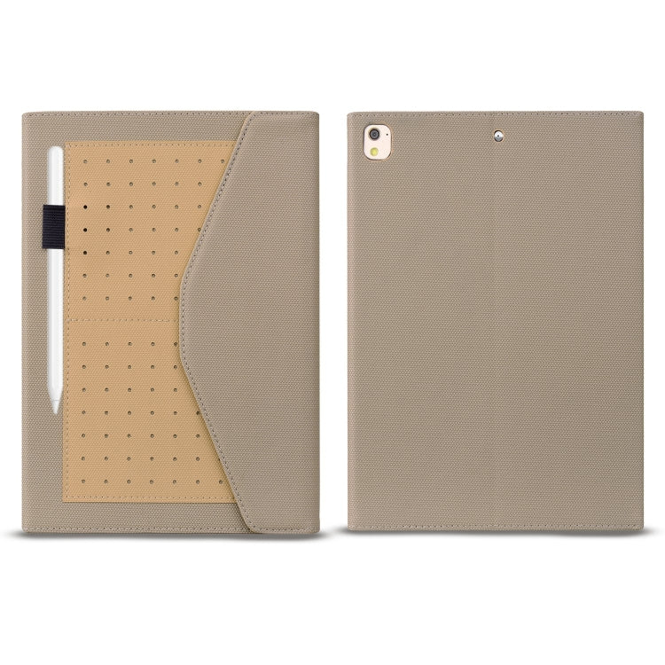 Business Storage Smart Leather Tablet Case For iPad 10.2 2019 / Air 2019 10.5 / 10.2 2020