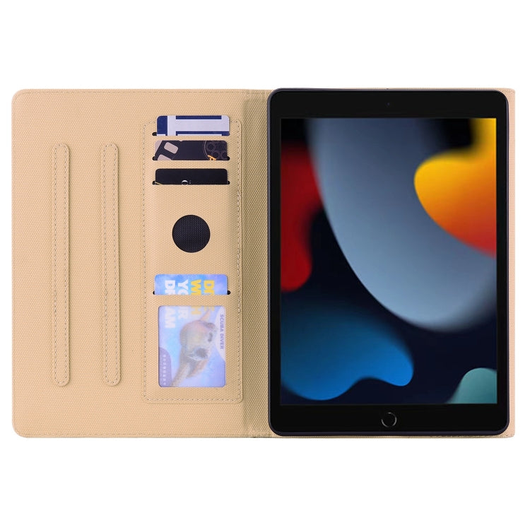 Business Storage Smart Leather Tablet Case For iPad 10.2 2019 / Air 2019 10.5 / 10.2 2020