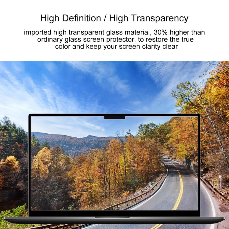 2 PCS 9H Explosion-proof Tempered Glass Film For MacBook Air 13.6 inch A2681 2022