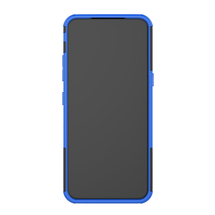 For LG V60 ThinQ Tire Texture Shockproof TPU+PC Protective Case with Holder