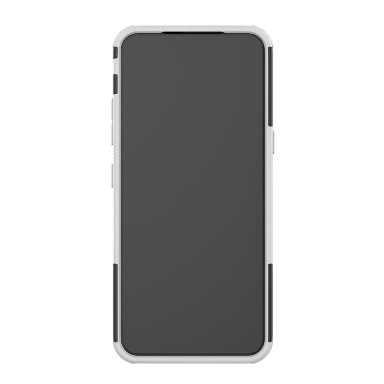 For LG V60 ThinQ Tire Texture Shockproof TPU+PC Protective Case with Holder