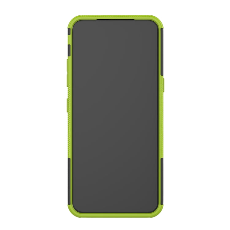 For LG V60 ThinQ Tire Texture Shockproof TPU+PC Protective Case with Holder