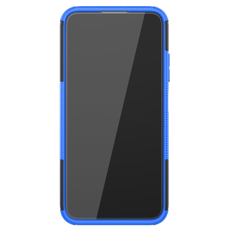 For Huawei P40 Lite Tire Texture Shockproof TPU+PC Protective Case with Holder