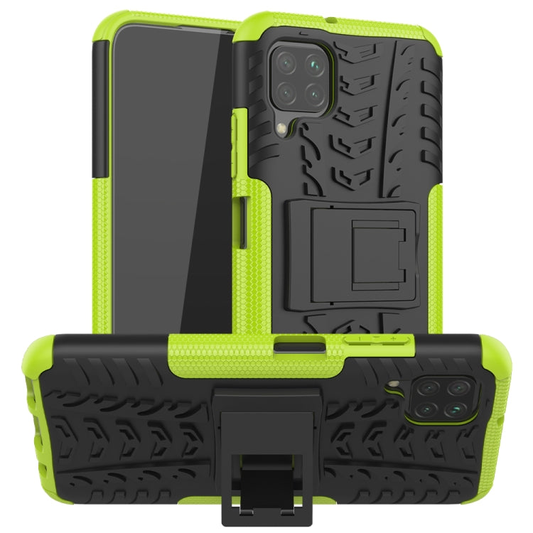 For Huawei P40 Lite Tire Texture Shockproof TPU+PC Protective Case with Holder