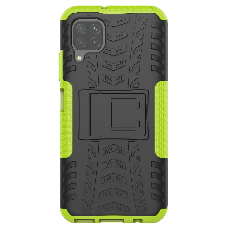 For Huawei P40 Lite Tire Texture Shockproof TPU+PC Protective Case with Holder