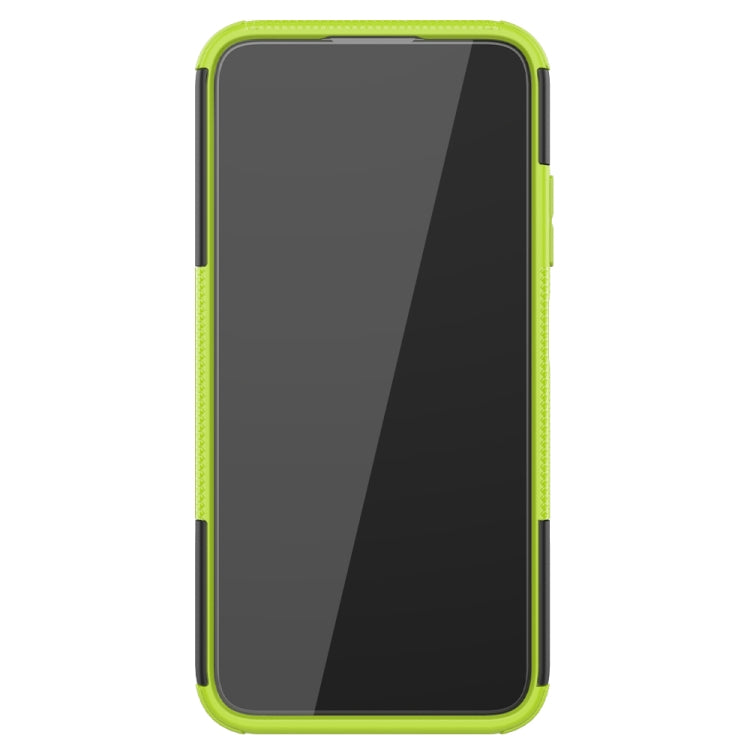 For Huawei P40 Lite Tire Texture Shockproof TPU+PC Protective Case with Holder