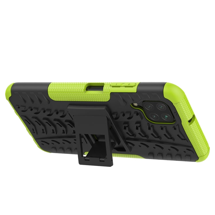 For Huawei P40 Lite Tire Texture Shockproof TPU+PC Protective Case with Holder