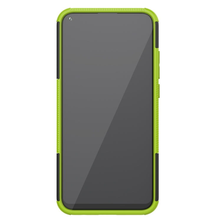 For Huawei Y7P Tire Texture Shockproof TPU+PC Protective Case with Holder