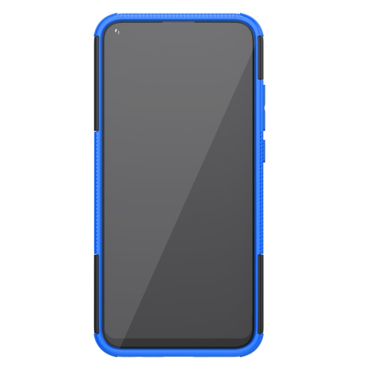 For Huawei Honor Play 3 / P40E Tire Texture Shockproof TPU+PC Protective Case with Holder