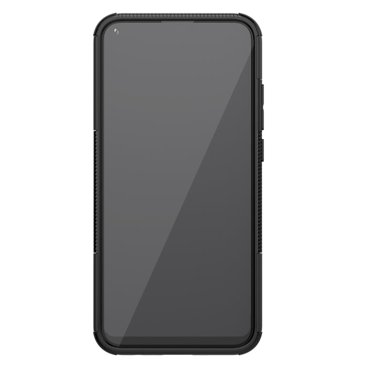 For Huawei Honor Play 3 / P40E Tire Texture Shockproof TPU+PC Protective Case with Holder