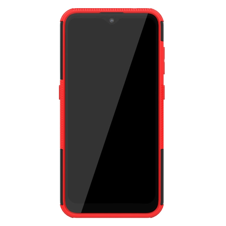 For Nokia 2.3 Tire Texture Shockproof TPU+PC Protective Case with Holder